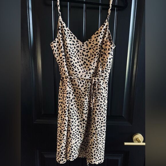 Anthropologie Sanctuary Leopard Print Wrap Dress - Medium - Picture 5 of 7